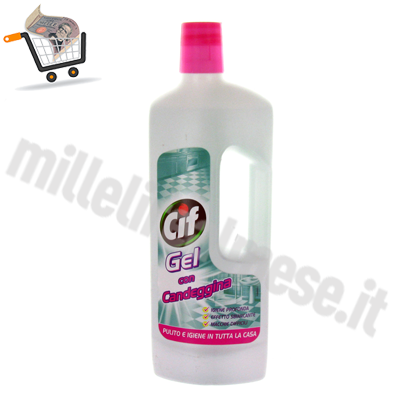 CIF GEL CON CANDEGGINA ML.750 - Detergenti Multiuso - Igiene Casa -  SUPERMERCATO